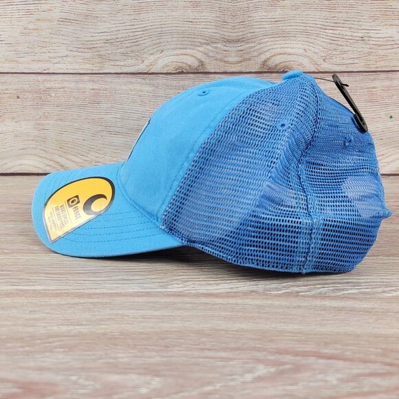 NEW Carhartt Trucker Mesh Hat‎ Snapback Adjustable Cap Sky Blue Buffalo One Size - Picture 5 of 8